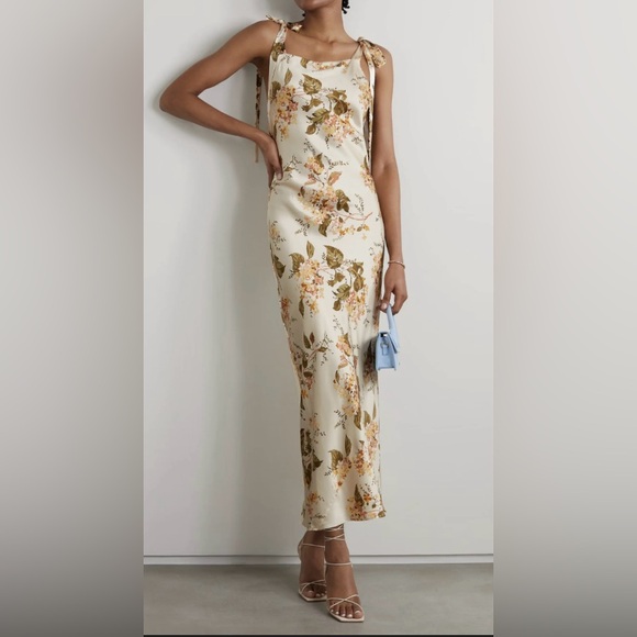 Reformation Aden Silk Dress - Picture 7 of 13